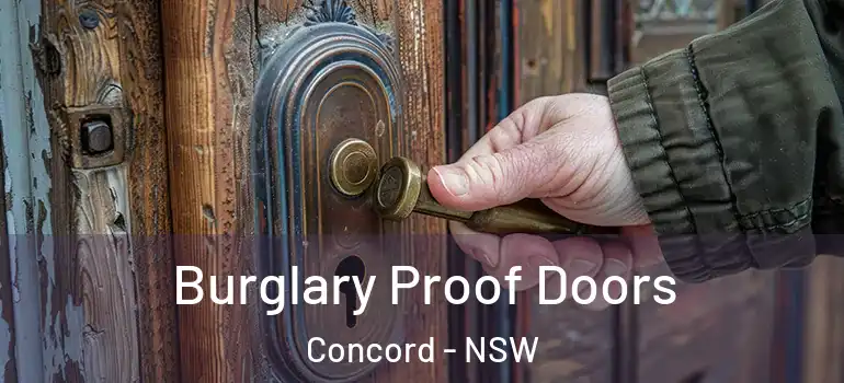 Burglary Proof Doors Concord - NSW