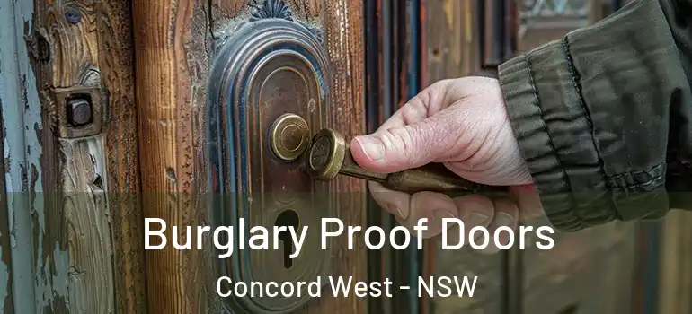Burglary Proof Doors Concord West - NSW