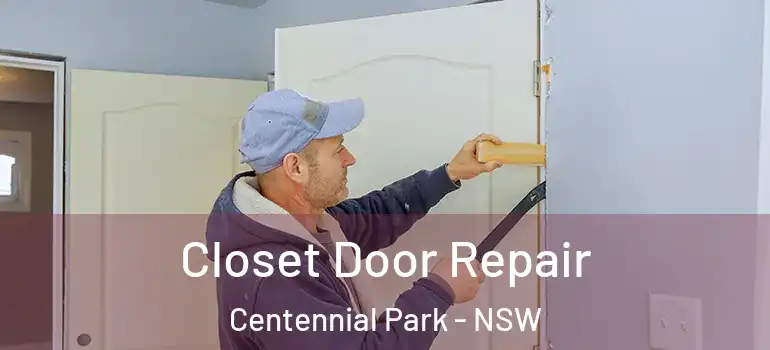 Closet Door Repair Centennial Park - NSW