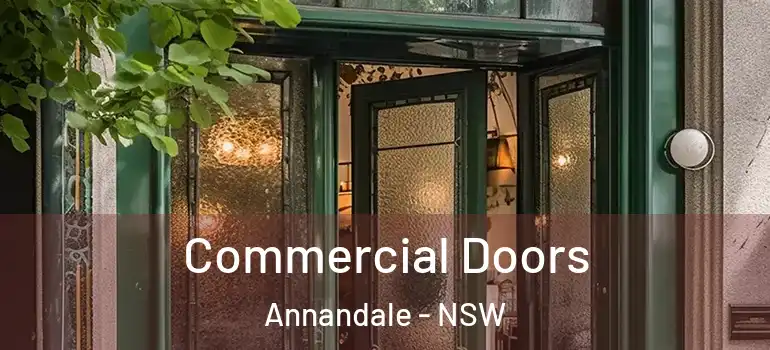 Commercial Doors Annandale - NSW