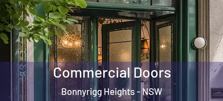 Commercial Doors Bonnyrigg Heights - NSW