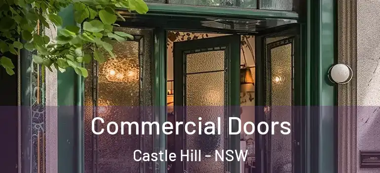 Commercial Doors Castle Hill - NSW