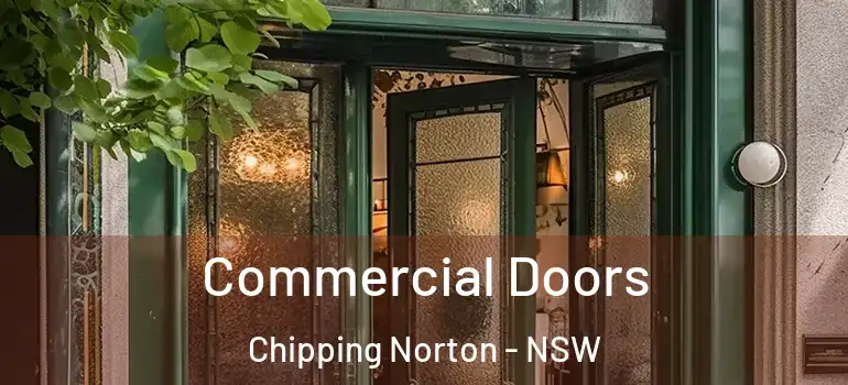 Commercial Doors Chipping Norton - NSW
