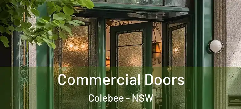 Commercial Doors Colebee - NSW