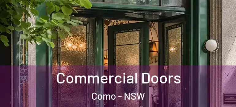 Commercial Doors Como - NSW