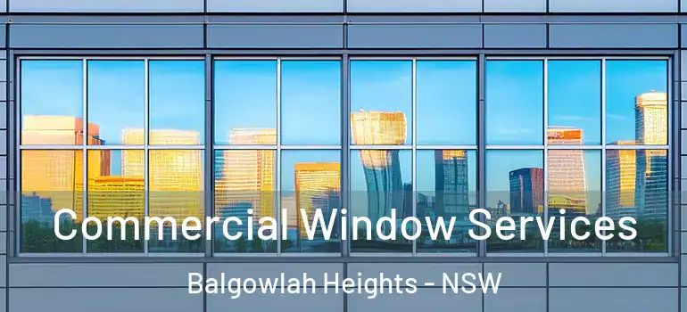Commercial Window Services Balgowlah Heights - NSW