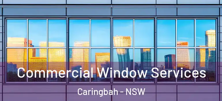 Commercial Window Services Caringbah - NSW