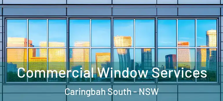 Commercial Window Services Caringbah South - NSW
