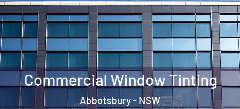 Commercial Window Tinting Abbotsbury - NSW