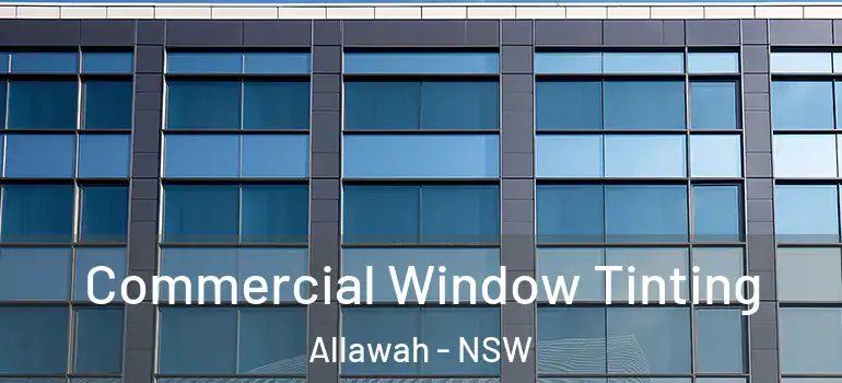 Commercial Window Tinting Allawah - NSW