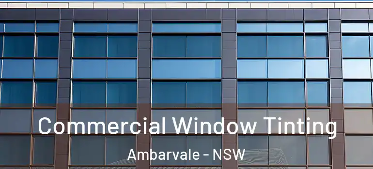  Commercial Window Tinting Ambarvale - NSW