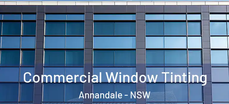  Commercial Window Tinting Annandale - NSW