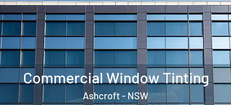 Commercial Window Tinting Ashcroft - NSW