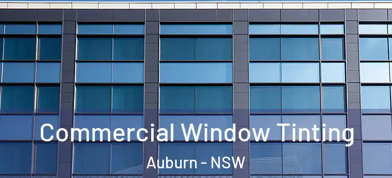 Commercial Window Tinting Auburn - NSW