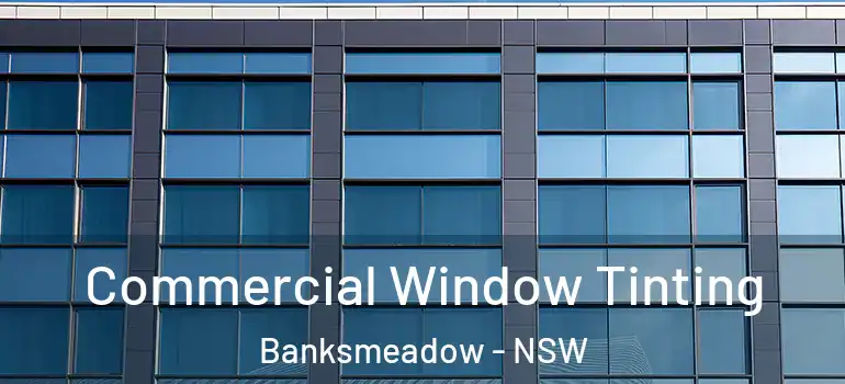  Commercial Window Tinting Banksmeadow - NSW