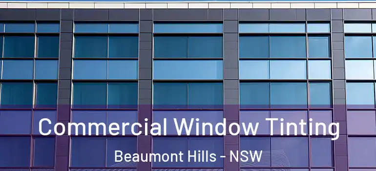 Commercial Window Tinting Beaumont Hills - NSW