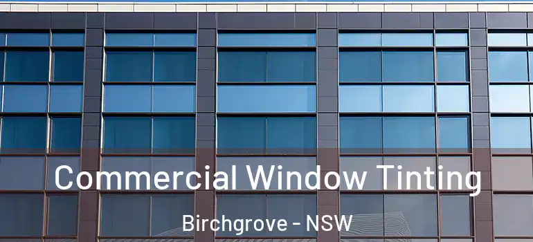 Commercial Window Tinting Birchgrove - NSW
