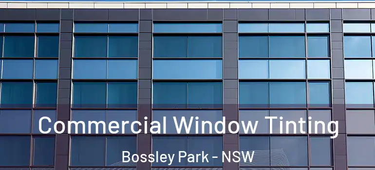 Commercial Window Tinting Bossley Park - NSW