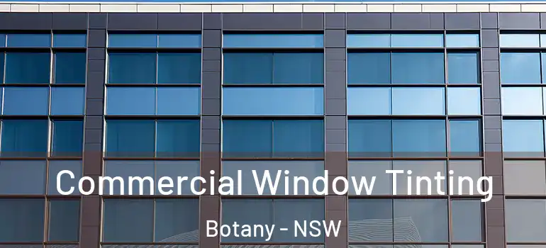 Commercial Window Tinting Botany - NSW