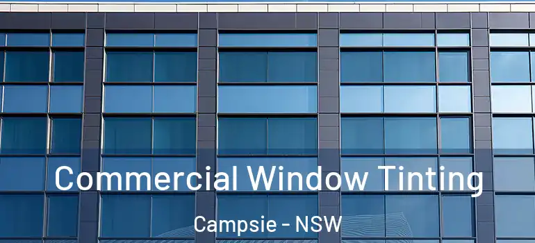 Commercial Window Tinting Campsie - NSW