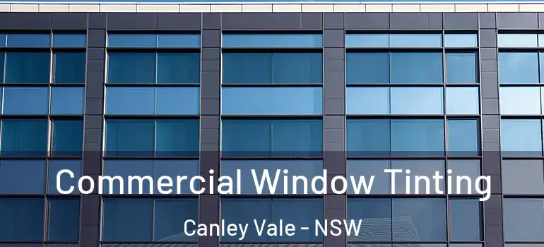 Commercial Window Tinting Canley Vale - NSW