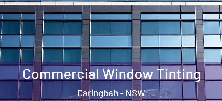 Commercial Window Tinting Caringbah - NSW