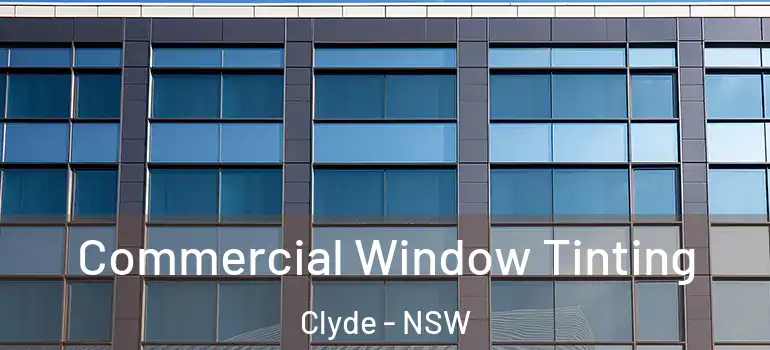 Commercial Window Tinting Clyde - NSW