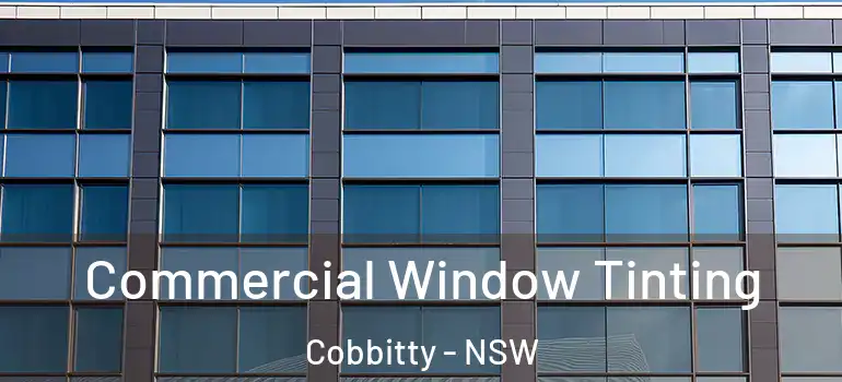 Commercial Window Tinting Cobbitty - NSW
