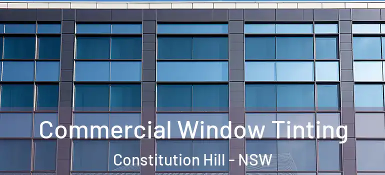  Commercial Window Tinting Constitution Hill - NSW