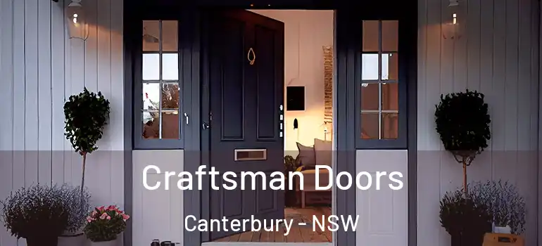  Craftsman Doors Canterbury - NSW