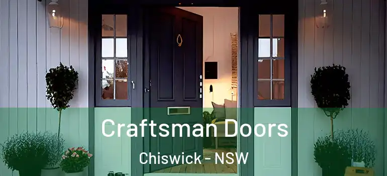 Craftsman Doors Chiswick - NSW