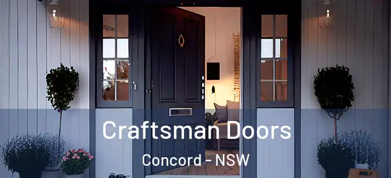 Craftsman Doors Concord - NSW