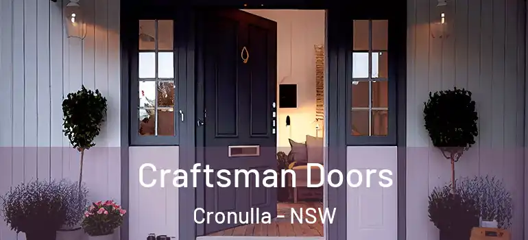Craftsman Doors Cronulla - NSW