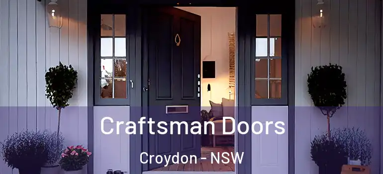 Craftsman Doors Croydon - NSW