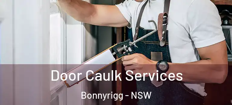 Door Caulk Services Bonnyrigg - NSW