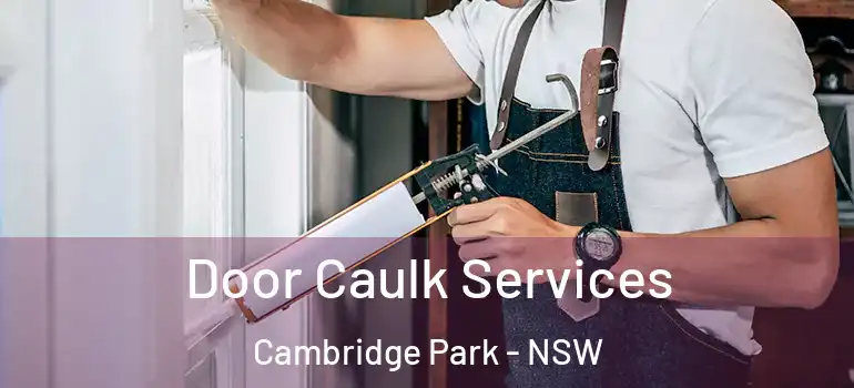 Door Caulk Services Cambridge Park - NSW