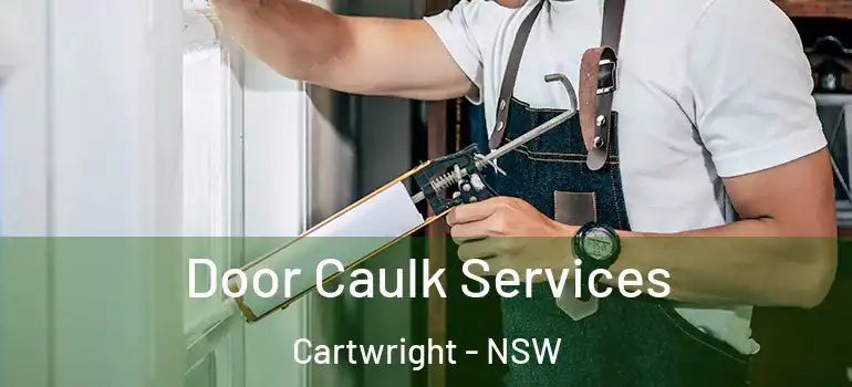 Door Caulk Services Cartwright - NSW