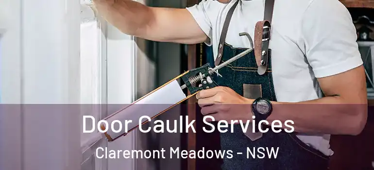  Door Caulk Services Claremont Meadows - NSW