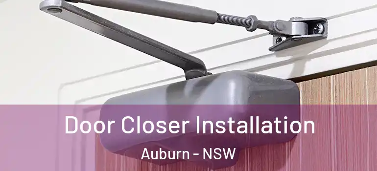 Door Closer Installation Auburn - NSW