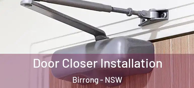  Door Closer Installation Birrong - NSW