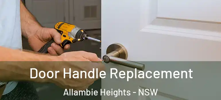 Door Handle Replacement Allambie Heights - NSW