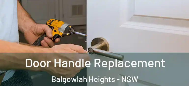 Door Handle Replacement Balgowlah Heights - NSW