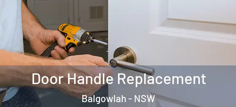  Door Handle Replacement Balgowlah - NSW