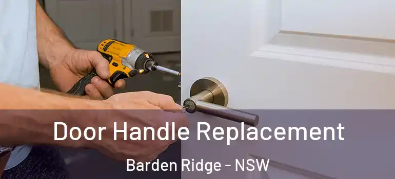 Door Handle Replacement Barden Ridge - NSW