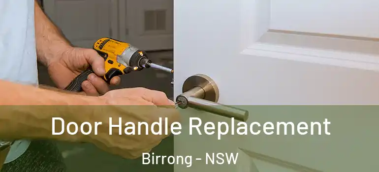  Door Handle Replacement Birrong - NSW