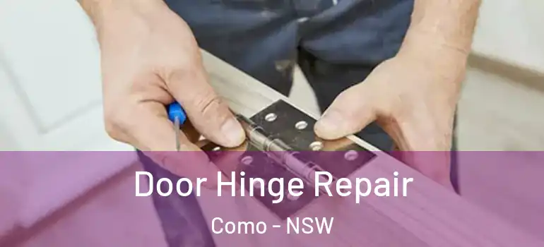 Door Hinge Repair Como - NSW