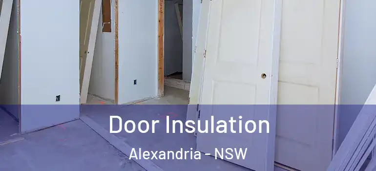 Door Insulation Alexandria - NSW