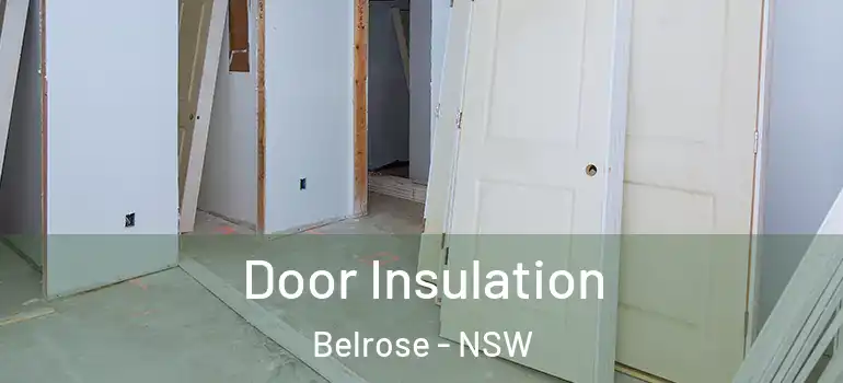 Door Insulation Belrose - NSW