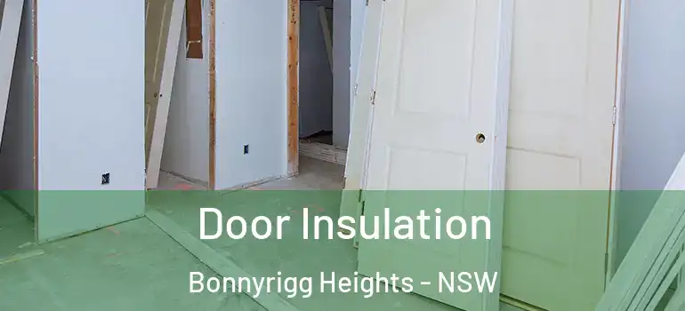 Door Insulation Bonnyrigg Heights - NSW