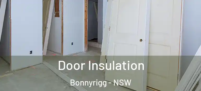Door Insulation Bonnyrigg - NSW